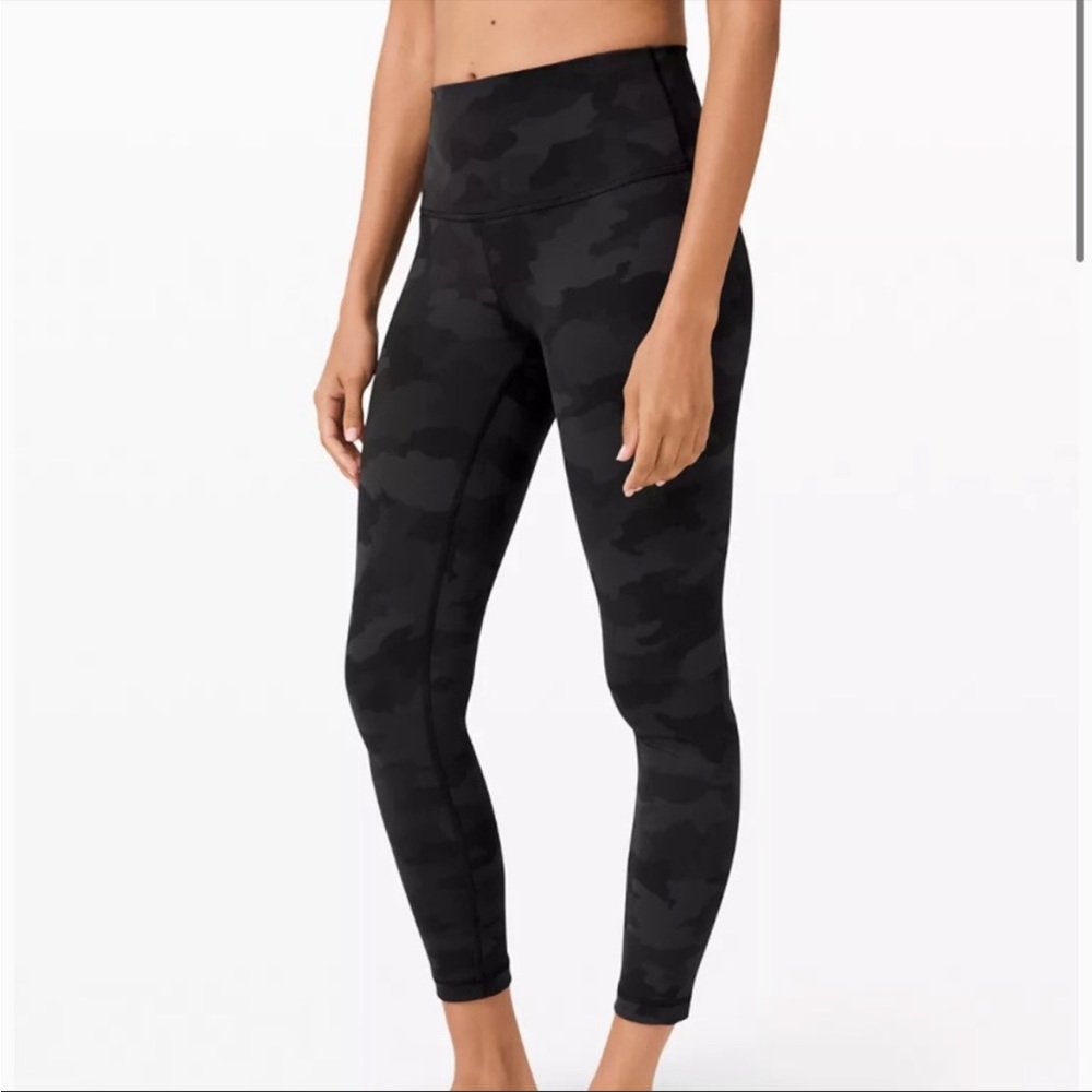 Lululemon Camo Wunder Under Leggings Size 10 EUC